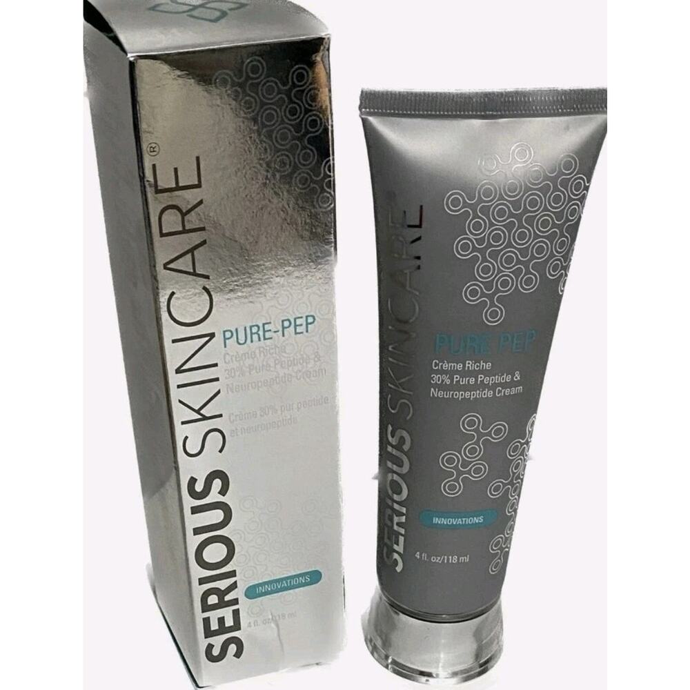 Serious Skincare Pure Pep Créme Riche 30% Pure Peptide & Neuropeptide Cream 4 oz